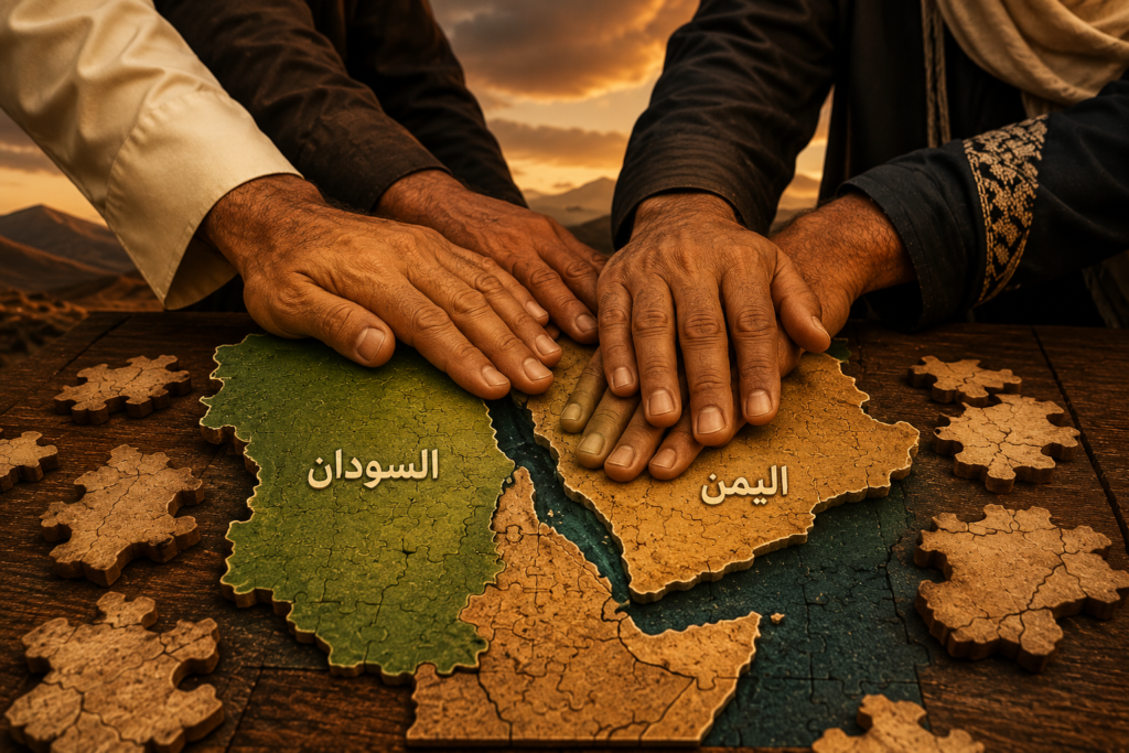 لا-للتقسيم-1024x683 سيبقى اليمن والسودان اراضي عربية غير قابله للتقسيم والانفصال!