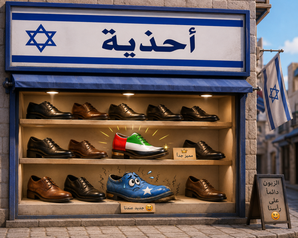 أحذية-1024x819 صوماليلاند العاصمة الثالثة للكيان الصهيوني!!